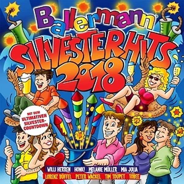 Ballermann Silvesterhits 2018, Diverse Interpreten