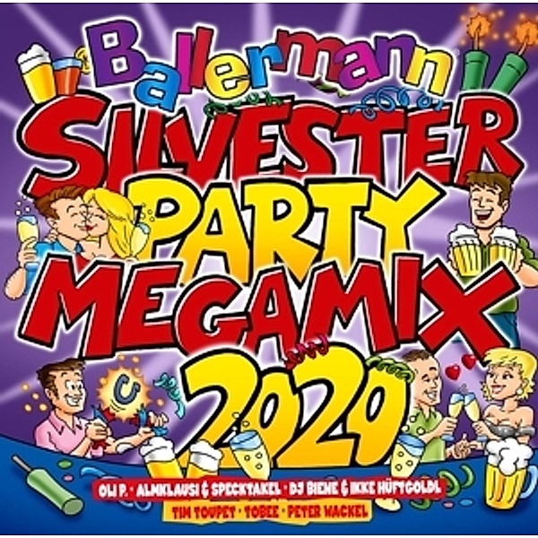 Ballermann Silvesterparty Megamix 2020, Diverse Interpreten