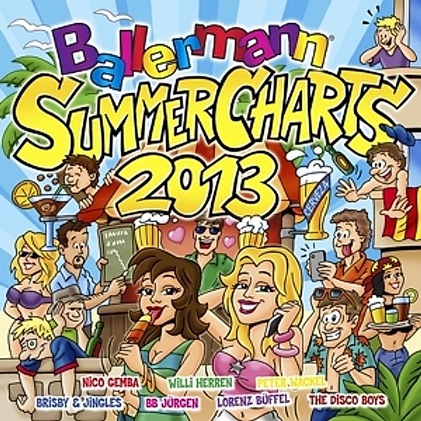 Ballermann Summercharts 2013, Diverse Interpreten
