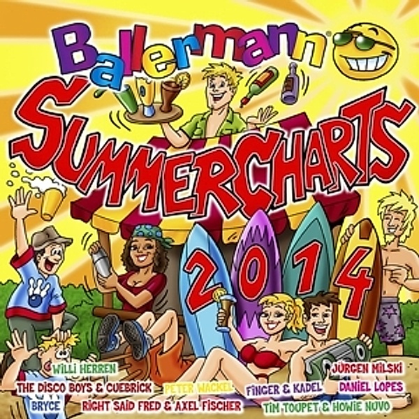 Ballermann Summercharts 2014, Diverse Interpreten