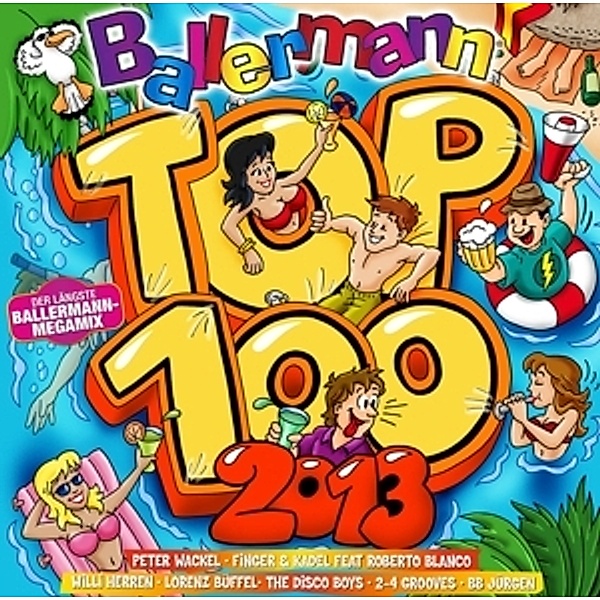 Ballermann Top 100 2013, Diverse Interpreten
