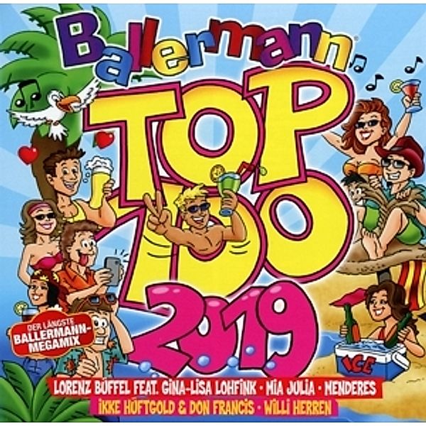 Ballermann Top 100 2019, Diverse Interpreten