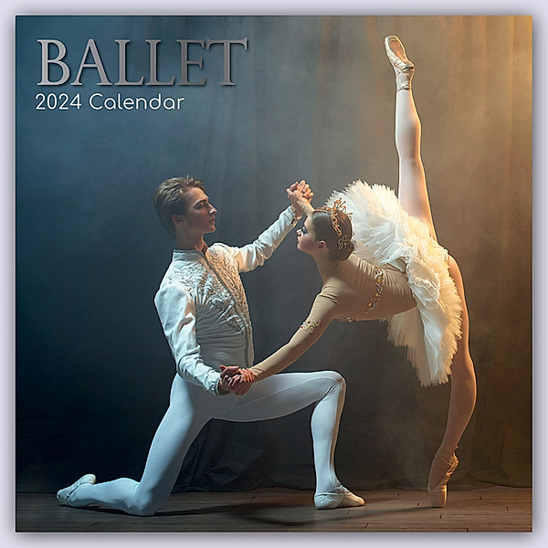 Ballet - Ballett 2024 - 16-Monatskalender, Gifted Stationery Co. Ltd