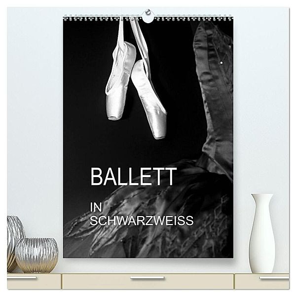 Ballett in Schwarzweiss (hochwertiger Premium Wandkalender 2024 DIN A2 hoch), Kunstdruck in Hochglanz, Anette/Thomas Jäger