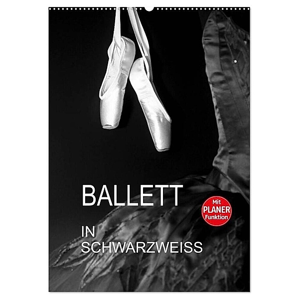 Ballett in Schwarzweiss (Wandkalender 2024 DIN A2 hoch), CALVENDO Monatskalender, Anette/Thomas Jäger
