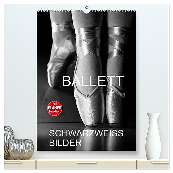 Ballett Schwarzweiss-Bilder (hochwertiger Premium Wandkalender 2024 DIN A2 hoch), Kunstdruck in Hochglanz, Anette/Thomas Jäger