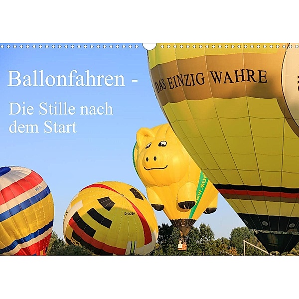 Ballonfahren - Die Stille nach dem Start (Wandkalender 2023 DIN A3 quer), Frank Gayde
