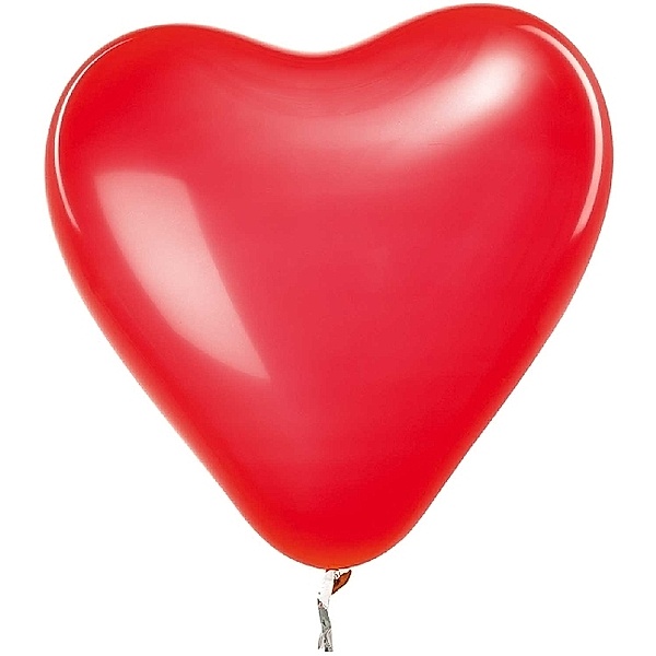 Ballons Herz Rot