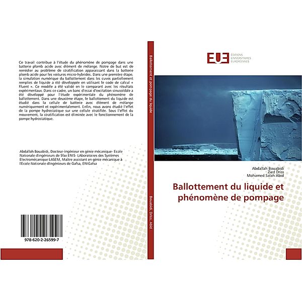 Ballottement du liquide et phénomène de pompage, Abdallah Bouabidi, Zied Driss, Mohamed Salah Abid