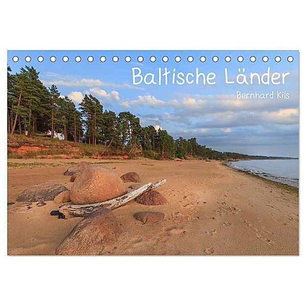Baltische Länder (Tischkalender 2024 DIN A5 quer), CALVENDO Monatskalender, Bernhard Kils