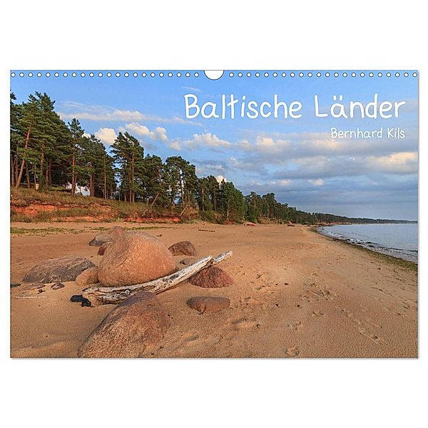 Baltische Länder (Wandkalender 2024 DIN A3 quer), CALVENDO Monatskalender, Bernhard Kils