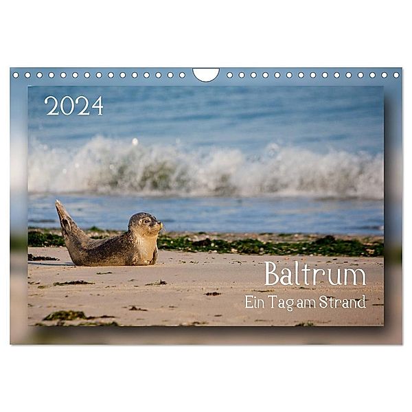 Baltrum - Ein Tag am Strand (Wandkalender 2024 DIN A4 quer), CALVENDO Monatskalender, Thomas Heizmann bildkunschd