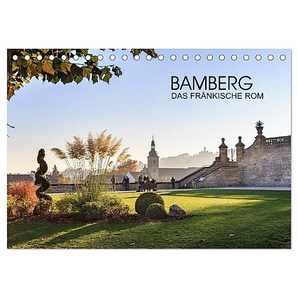 Bamberg - das fränkische Rom (Tischkalender 2024 DIN A5 quer), CALVENDO Monatskalender, Val Thoermer