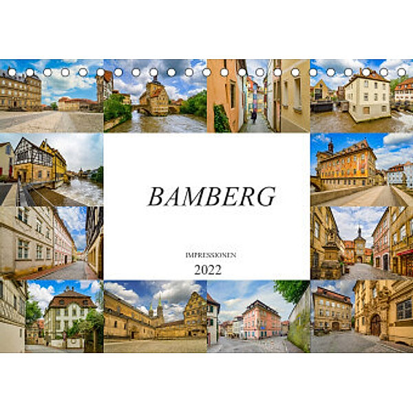 Bamberg Impressionen (Tischkalender 2022 DIN A5 quer), Dirk Meutzner