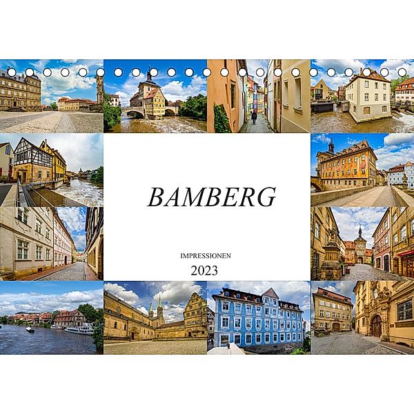 Bamberg Impressionen (Tischkalender 2023 DIN A5 quer), Dirk Meutzner