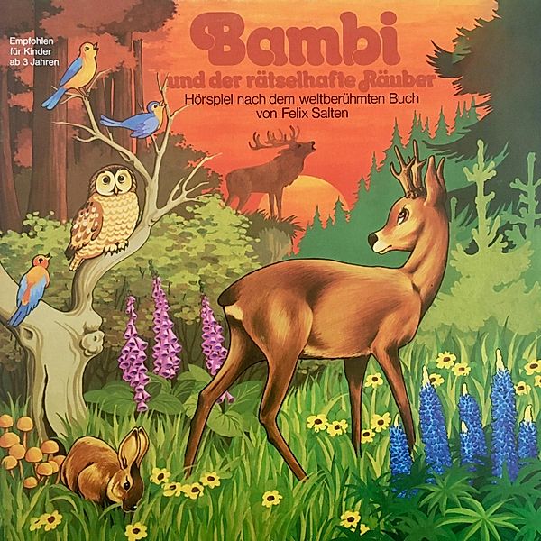 Bambi - 3 - Bambi und der rätselhafte Räuber, Peter Lach, Felix Salten
