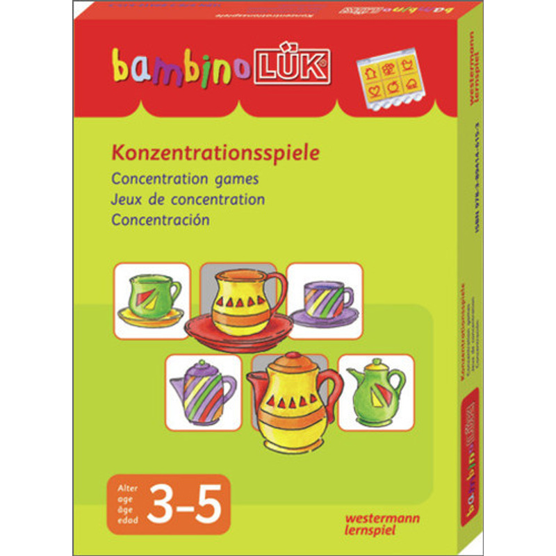 bambinoLÜK, m. bambinoLÜK-Lösungsgerät: bambinoLÜK-Sets / bambinoLÜK-Set; Concentration games; Jeux de concentration