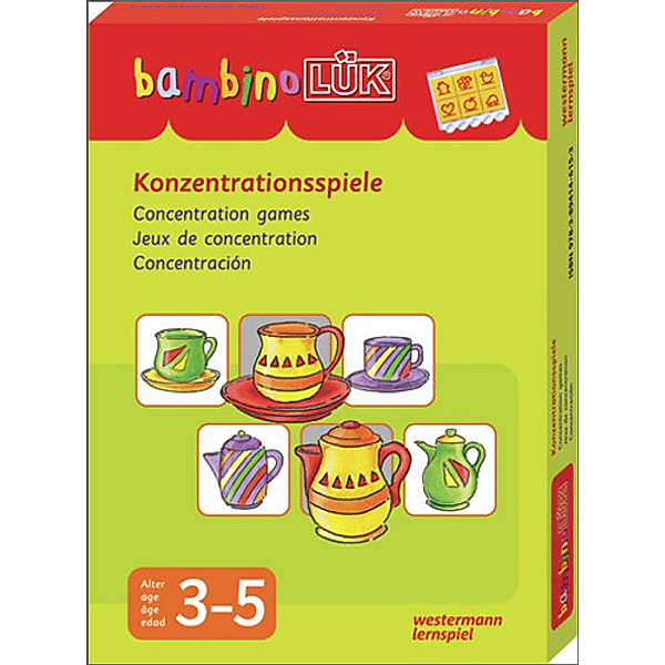bambinoLÜK-Set. Concentration games. Jeux de concentration.Tl.1, Michael Junga