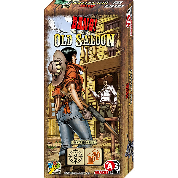 ABACUSSPIELE BANG! The Dice Game - Old Saloon (1. Erweiterung), Michael Palm, Lukas Zach