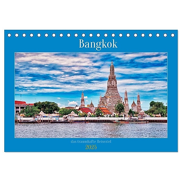 Bangkok das traumhafte Reiseziel (Tischkalender 2025 DIN A5 quer), CALVENDO Monatskalender, Calvendo, Bernd Hartner