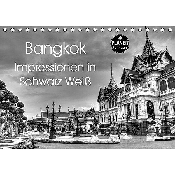 Bangkok Impressionen in Schwarz Weiß (Tischkalender 2019 DIN A5 quer), Ralf Wittstock