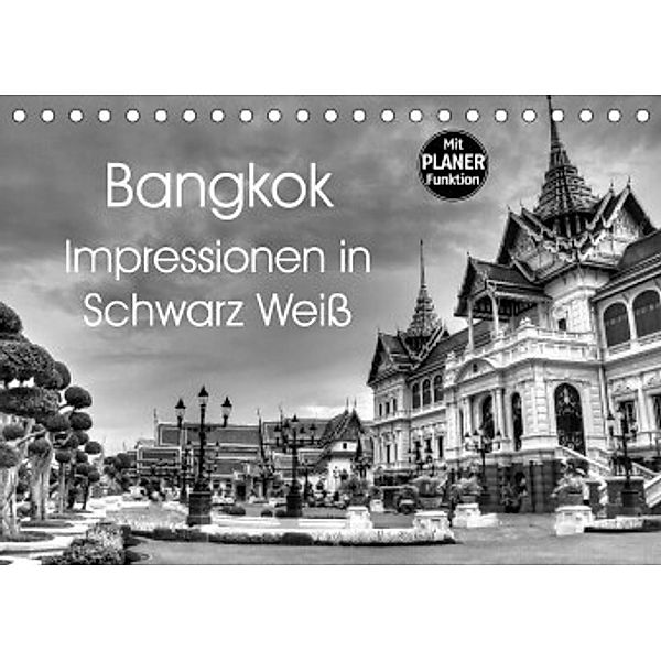 Bangkok Impressionen in Schwarz Weiß (Tischkalender 2022 DIN A5 quer), Ralf Wittstock
