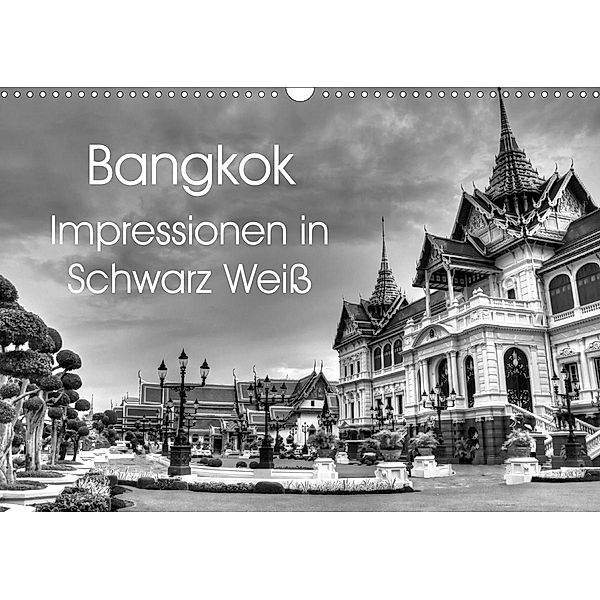 Bangkok Impressionen in Schwarz Weiß (Wandkalender 2020 DIN A3 quer), Ralf Wittstock