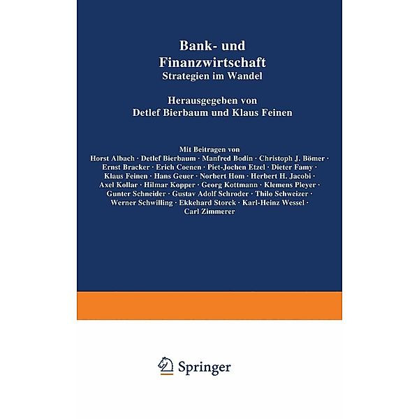 Bank- und Finanzwirtschaft