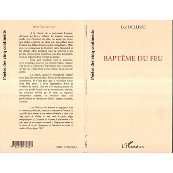 BAPTEME DU FEU / Hors-collection, Dellisse Luc
