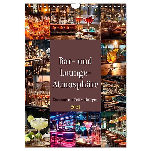 Bar- und Lounge-Atmosphäre (Wandkalender 2024 DIN A4 hoch), CALVENDO Monatskalender, Melanie Viola