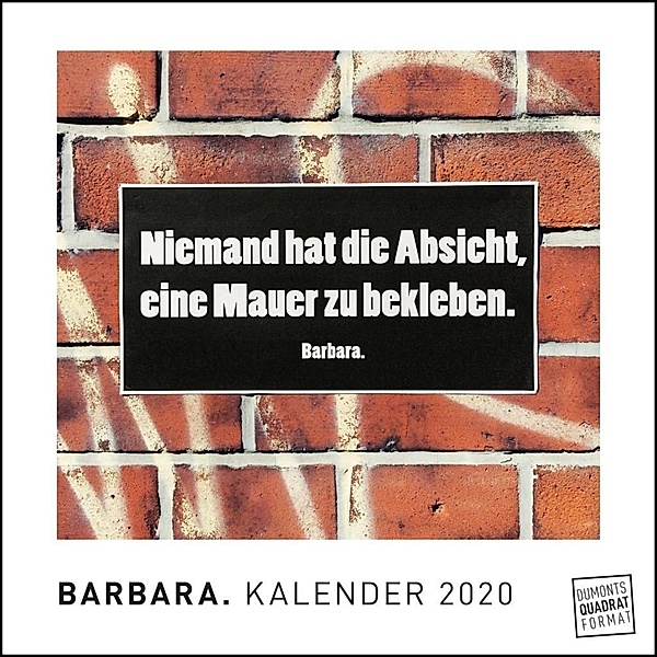 BARBARA. 2020, Barbara.