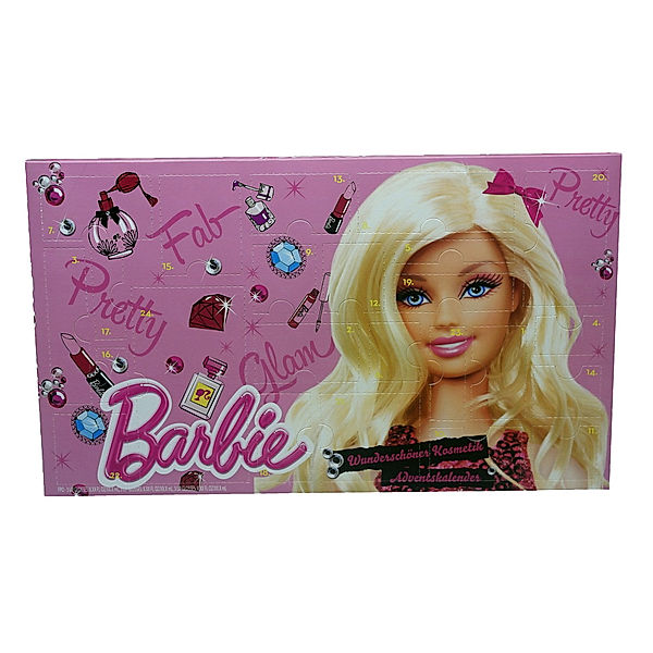 Barbie Adventskalender Kinder Kosmetik