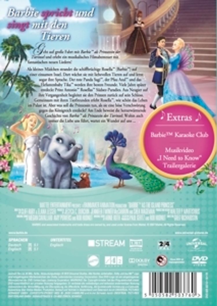 Barbie als Prinzessin der Tierinsel DVD bei Weltbild.ch bestellen