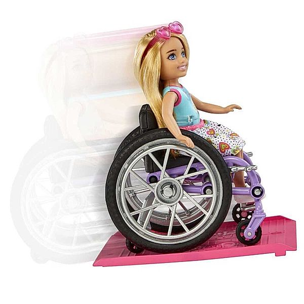 Mattel Barbie Chelsea im Rollstuhl (blond)