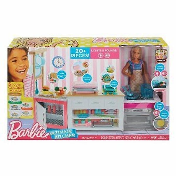 Barbie Cooking & Baking Deluxe Küche Spielset & Puppe