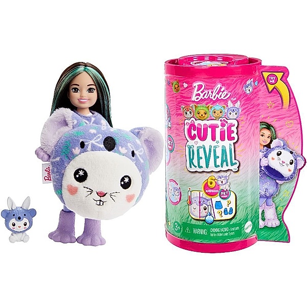 Mattel Barbie Cutie Reveal Chelsea Costume Cuties Series - Bunny in Koala