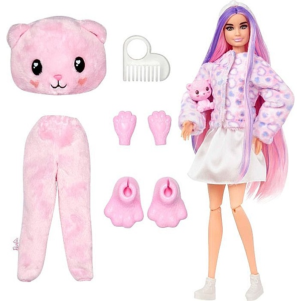 Mattel Barbie Cutie Reveal Cozy Cute Serie - Teddybär