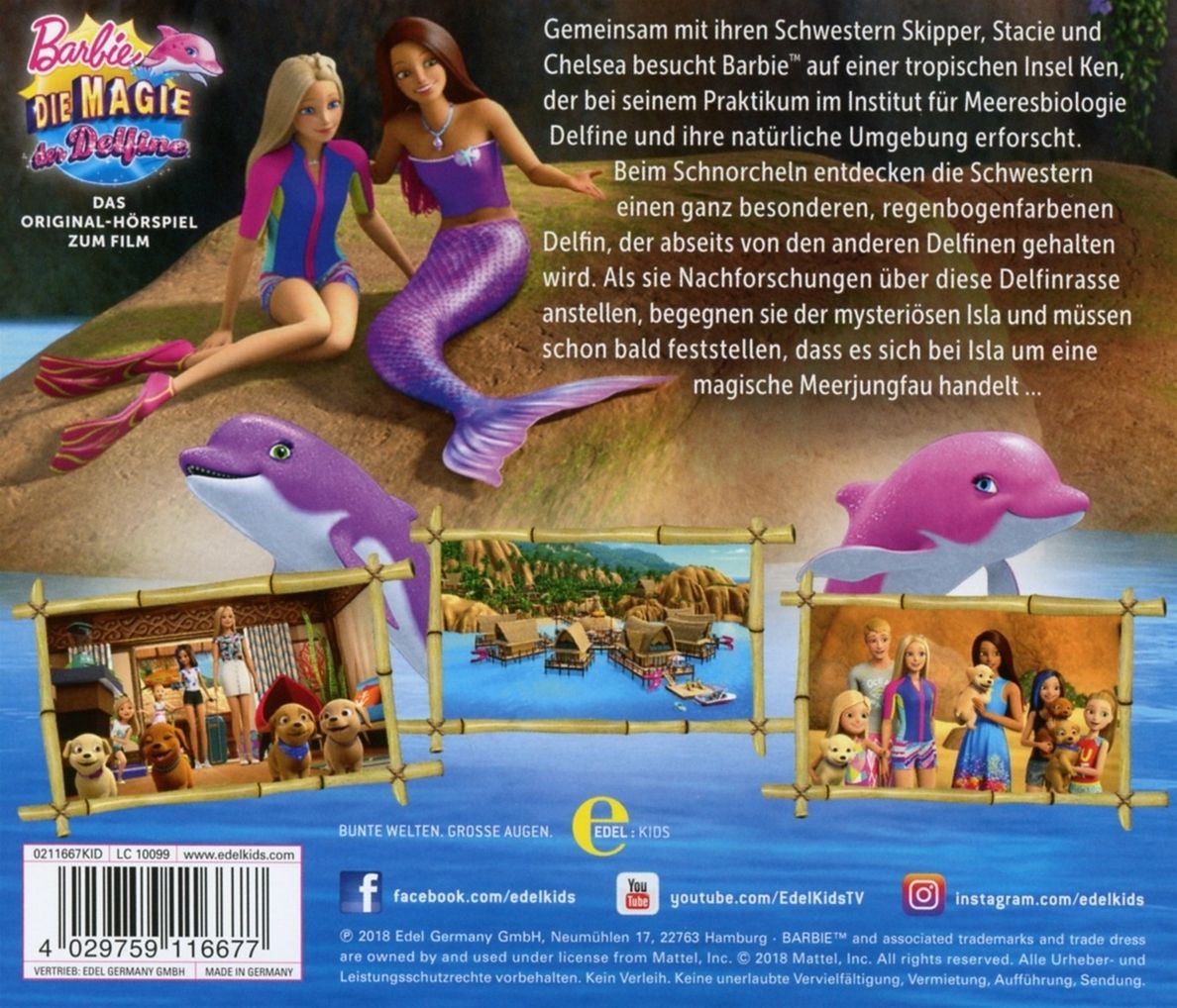 Barbie - Die Magie der Delfine, 1 Audio-CD Hörbuch jetzt bei Weltbild.de  bestellen