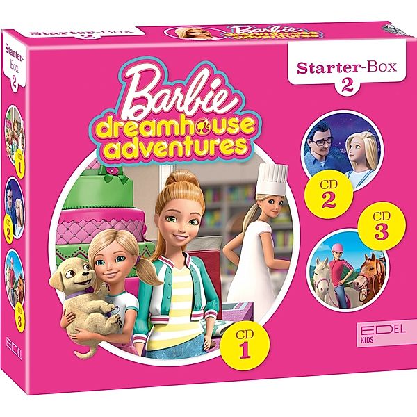 Barbie Dreamhouse Adventures - Starter-Box.Box.2,3 Audio-CD, Barbie Dreamhouse Adventures