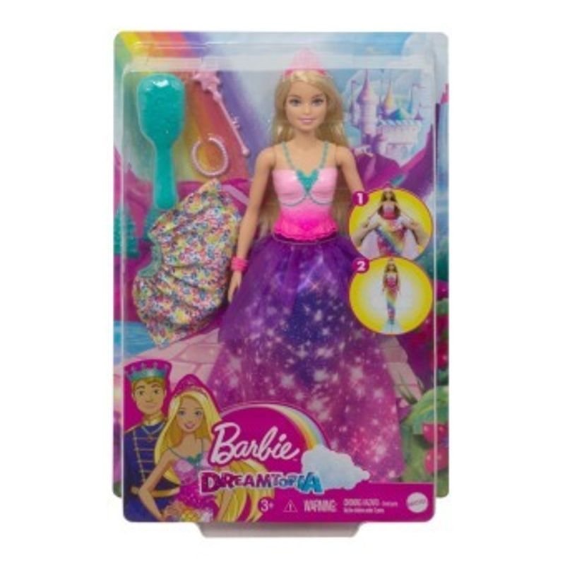 Barbie Dreamtopia 2-in-1 Prinzessin & Meerjungfrau Puppe | Weltbild.at
