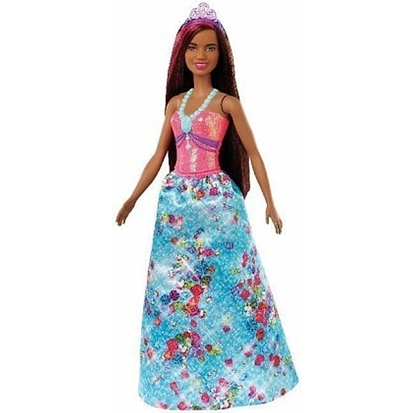 Barbie Dreamtopia Prinzessinnen-Puppe (brünett und pinkfarbenes Haar)