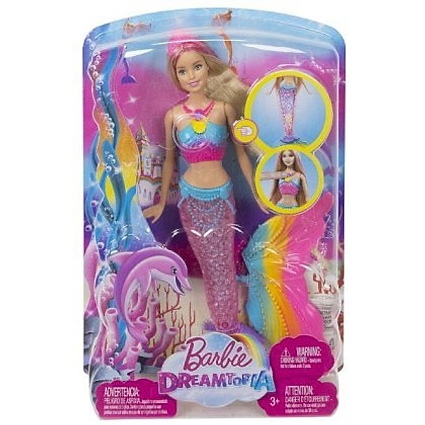 Barbie Dreamtopia Regenbogenlicht-Meerjungfrau Puppe