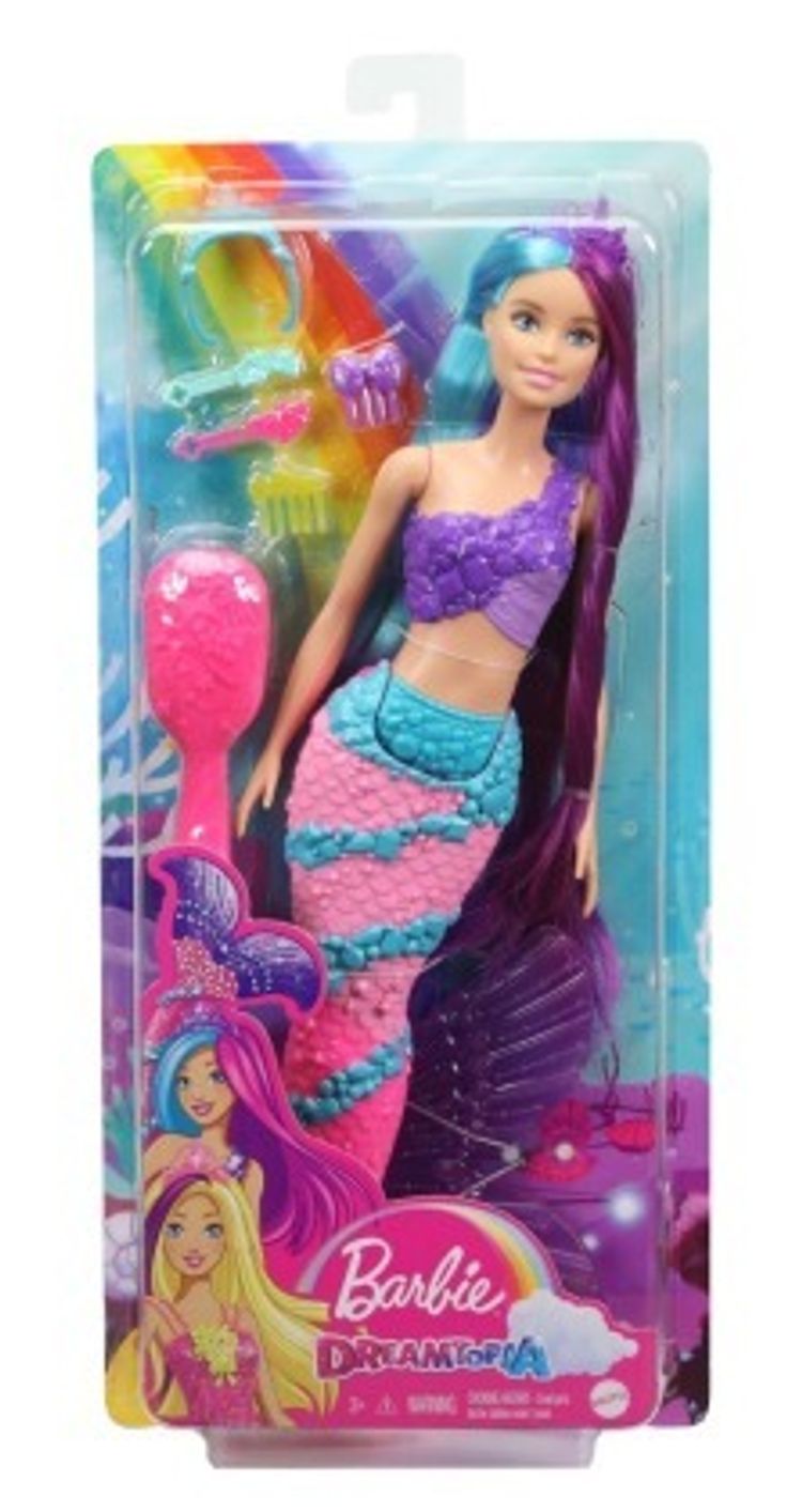 Barbie Dreamtopia Regenbogenzauber Meerjungfrau Puppe mit langem Haar |  Weltbild.ch