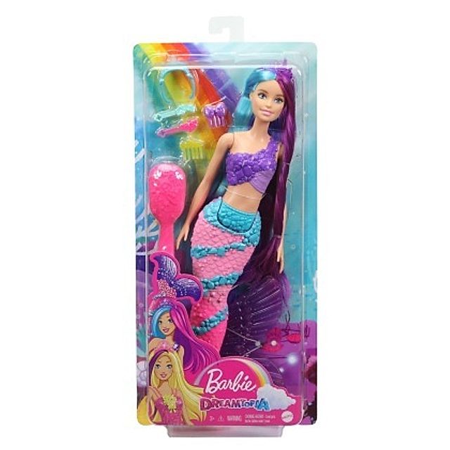 Barbie Dreamtopia Regenbogenzauber Meerjungfrau Puppe mit langem Haar |  Weltbild.de