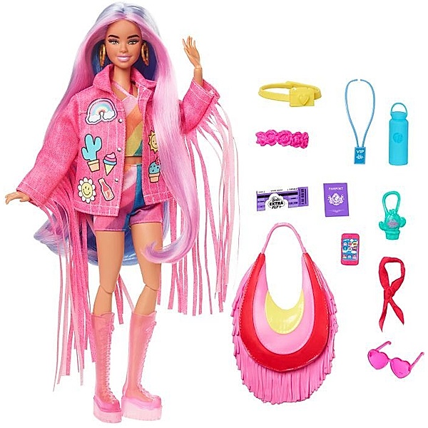 Mattel Barbie Extra Fly Barbie-Puppe im Wüstenlook