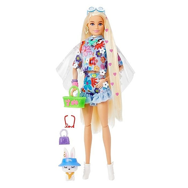 Mattel Barbie Extra Puppe (Flower Power)