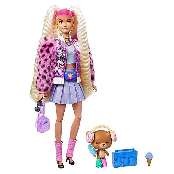 Barbie Extra Puppe mit blonden Zöpfen