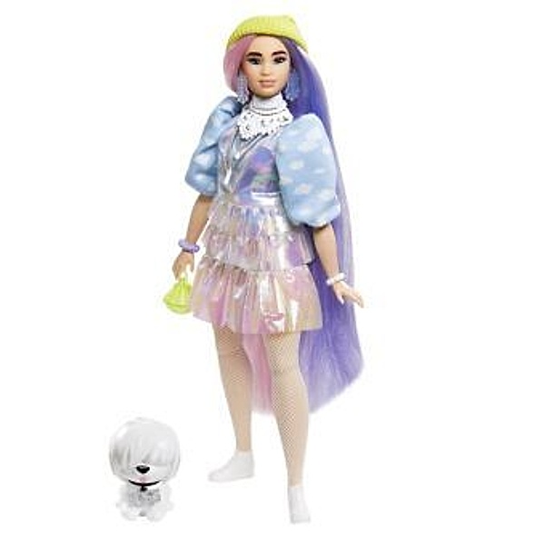 Barbie Extra Puppe mit langen Pastell-Haaren