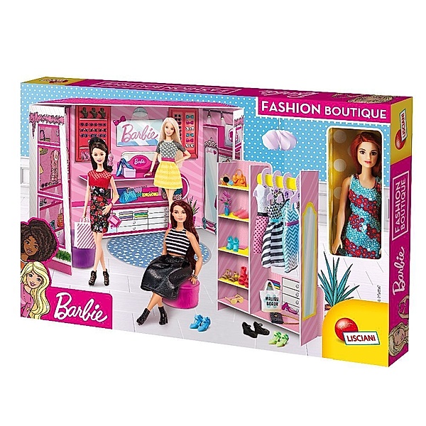 LiscianiGiochi Barbie Fashion Boutique With Doll Included (In Display of 12 PCS)