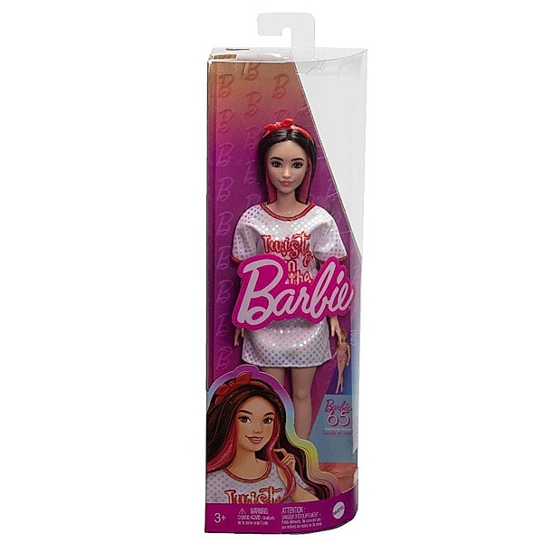 Mattel Barbie Fashionista Doll - Red Mesh Dress